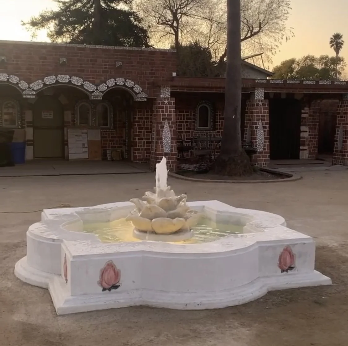 Lotus Fountain at National Historic Monument: Court of Mysteries