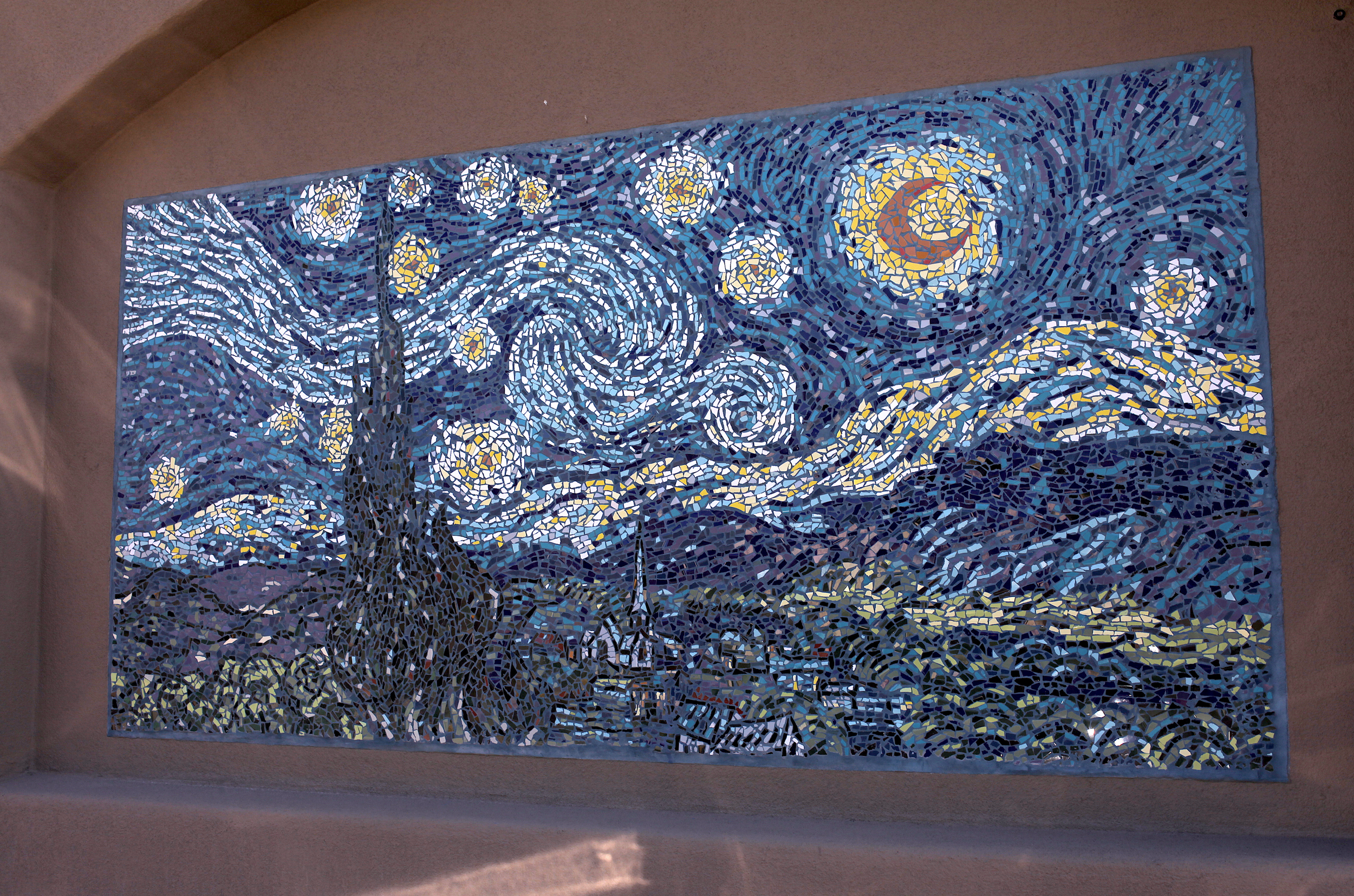 Van Gogh painting mosaic reproduction