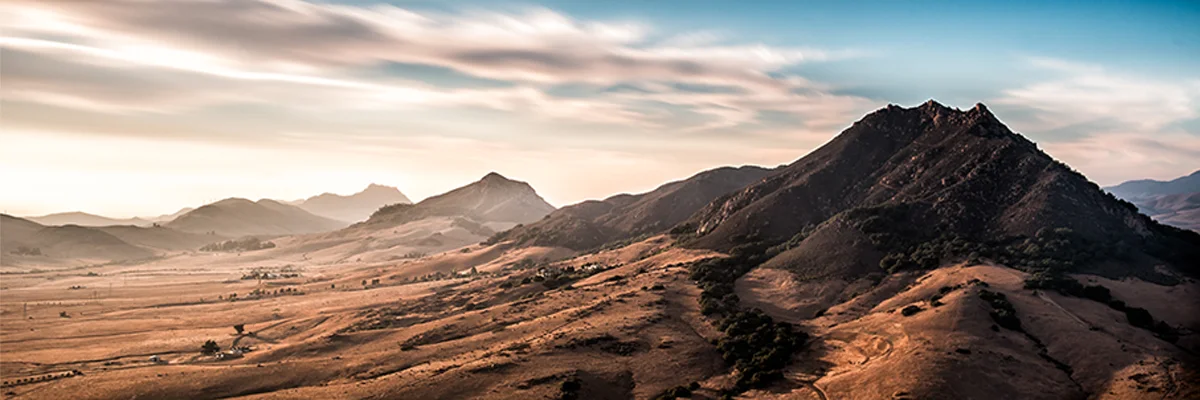 Bishop Peak Aluminum Print