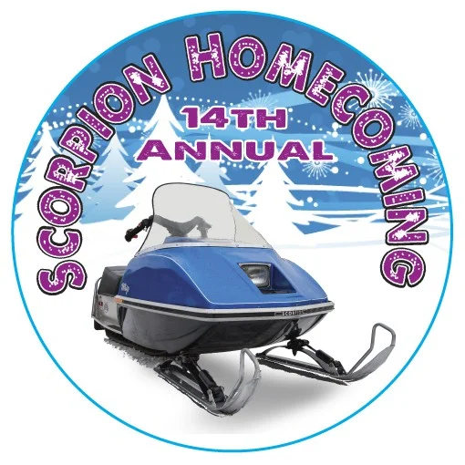 Support this event by purchasing your official Scorpion Homecoming 2018 button at the on-ice warming tent. At the 2018 Homecoming we celebrate not only the 1975 Whip, but also all other machines manufactured by the Crosby-Ironton based firm during its 20+ year existence. Only $4.00!
