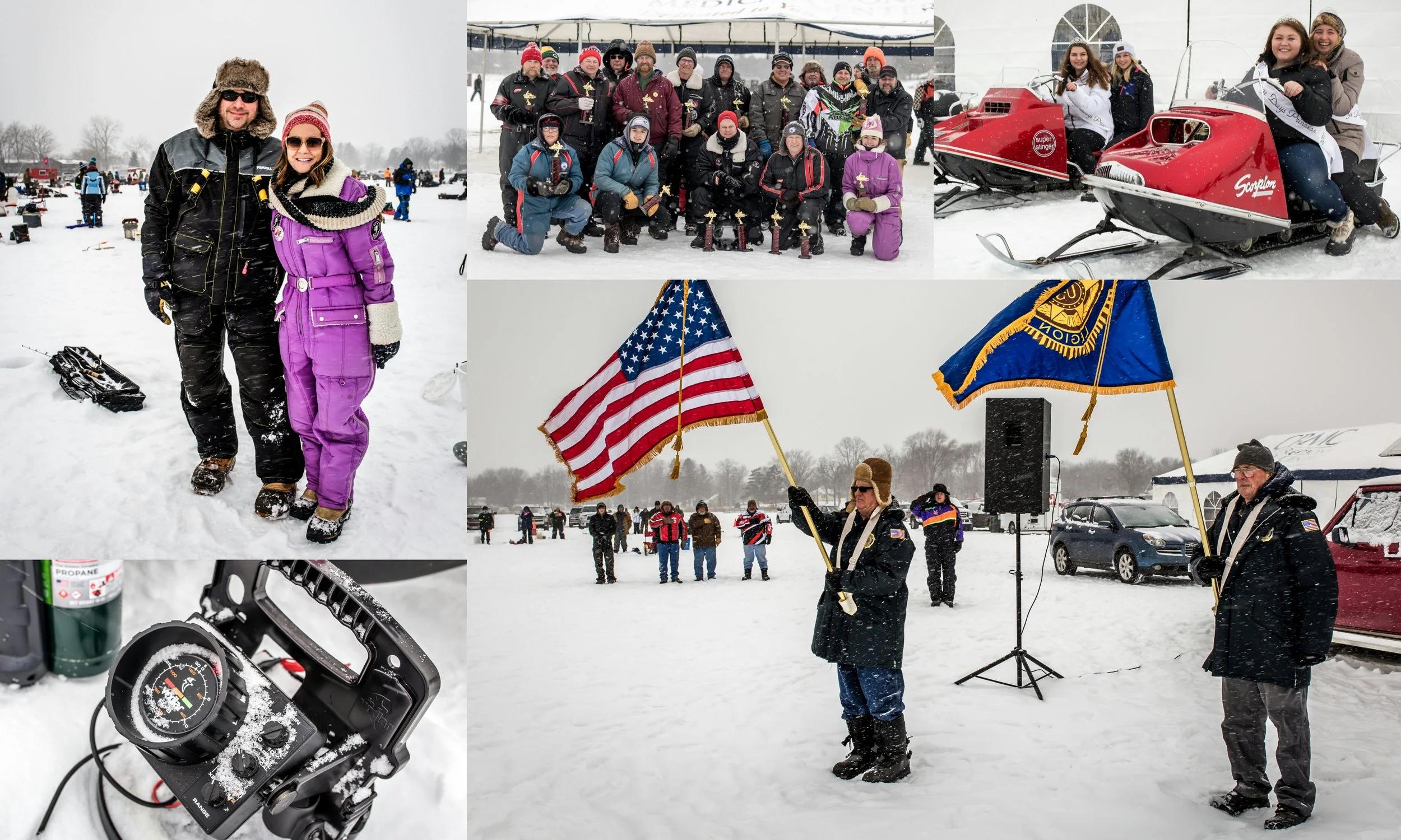 Highlights from past Cuyuna Lakes Annual Ice Fishing Contest & Scorpion Homecoming events