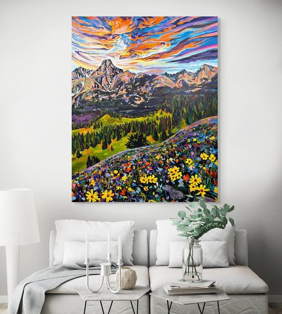 🌸⛰️Vail Wildflowers of Shrine Pass ⛰️🌸

NEW 5x4ft painting available of Shrine Pass in the White River National Forest between Vail &amp; Red Cliff Colorado. This piece celebrates the gorgeous variety of wildflowers that we are lucky to have in Col