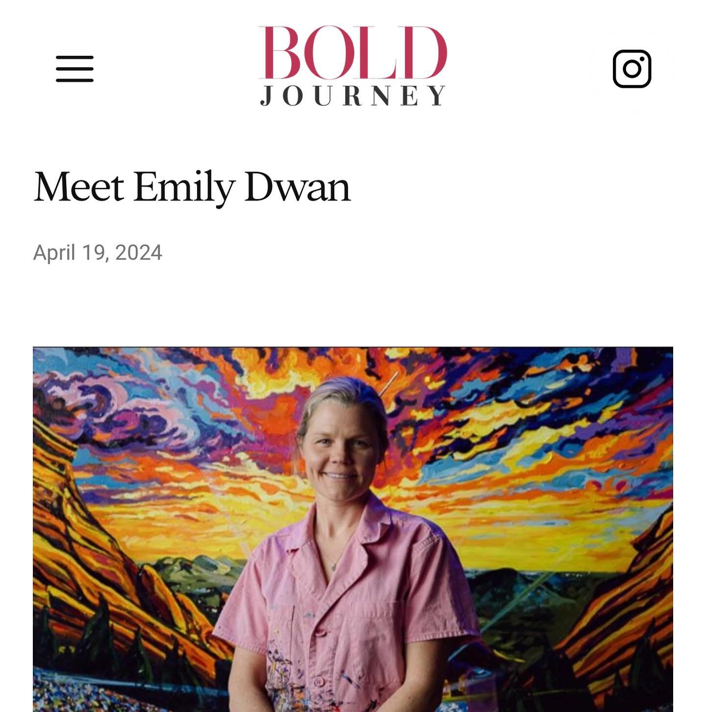 I&rsquo;m delighted to share my new press feature with @boldjourneymag 

To read click 👉 Bio Link 👉 Press 👉 Bold Journey 
OR click the link in my story 📖

This article focuses on the absurd amount of resilience needed to succeed in the art world.