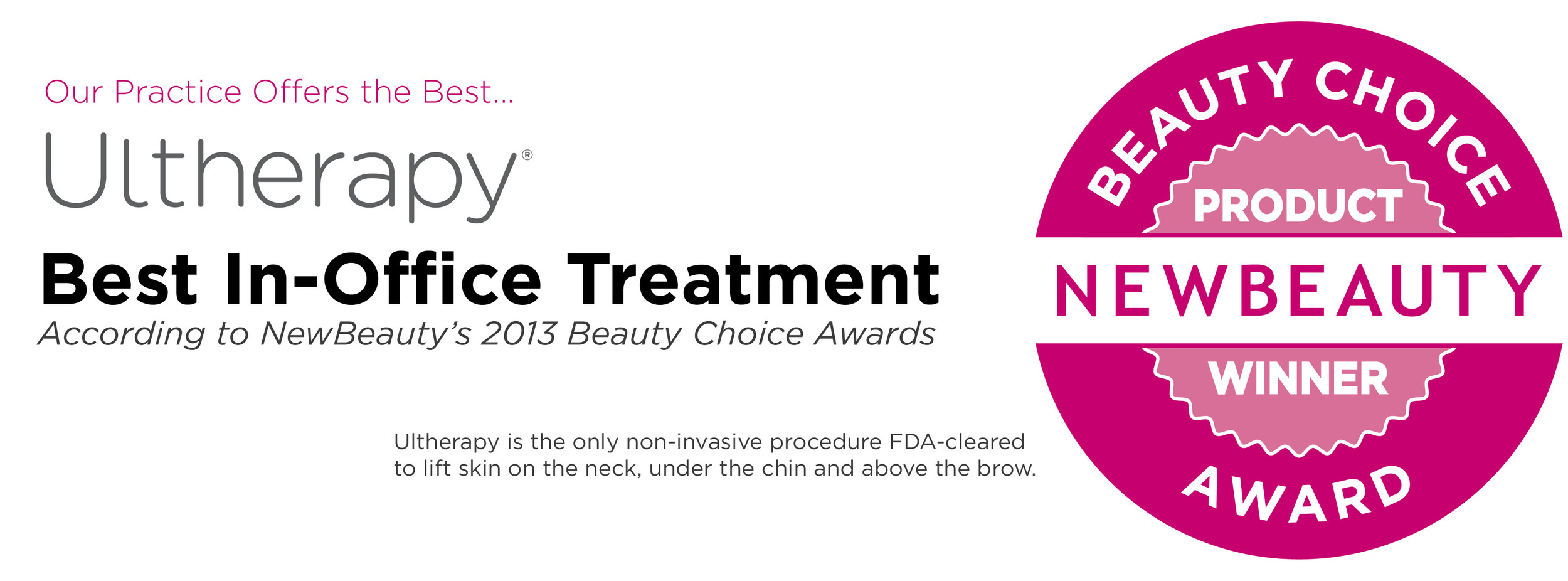 Ultherapy Named “Best In-Office Treatment” in NewBeauty’s Annual Beauty Choice Awards