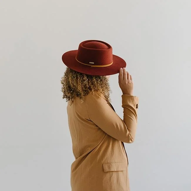 WREN - FLAT BRIM TELESCOPE CROWN HAT 