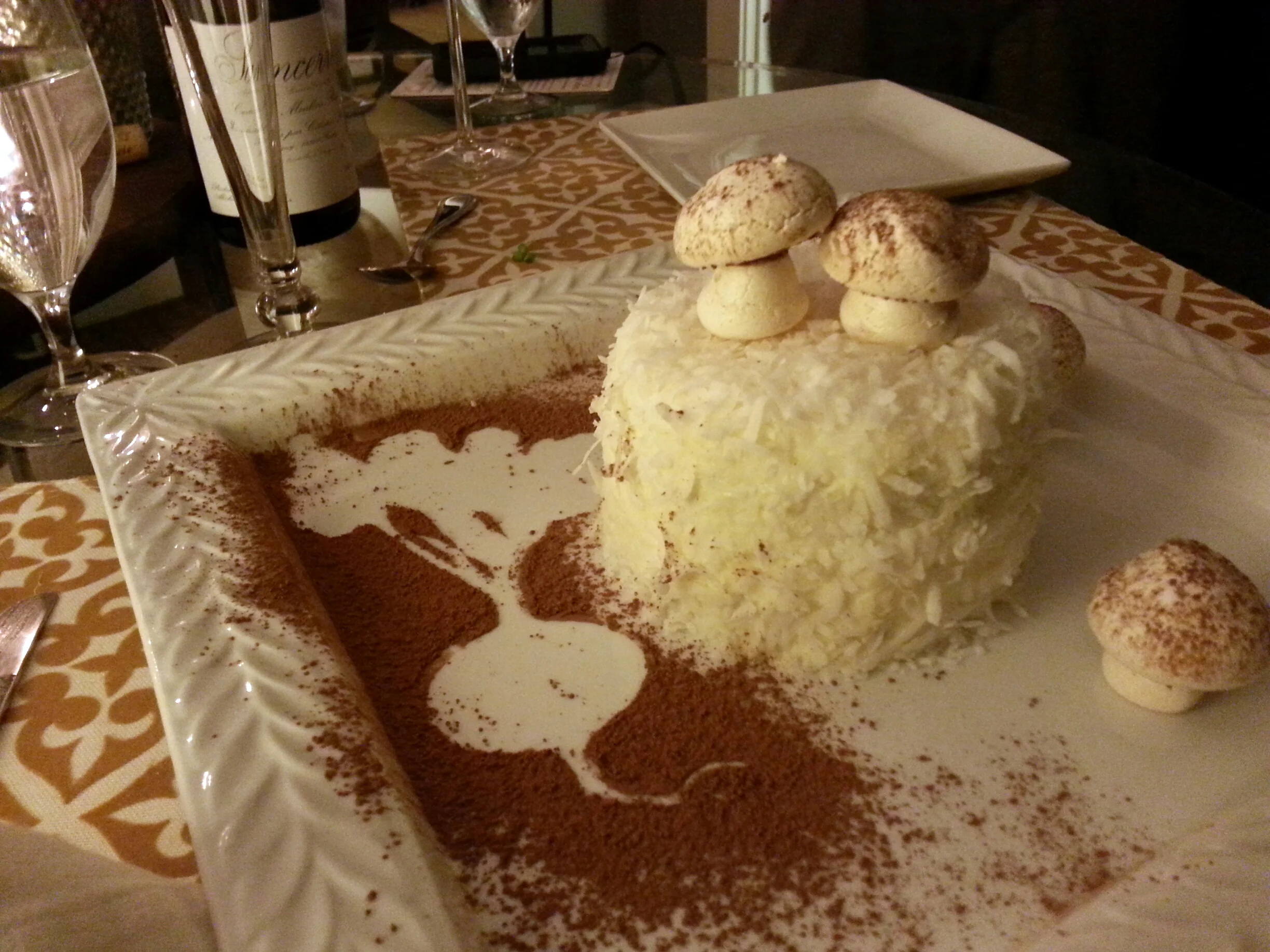 Beet Red Velvet Cake with Italian Buttercream, Coconut Snow and Meringue Mushrooms (and beyond)
