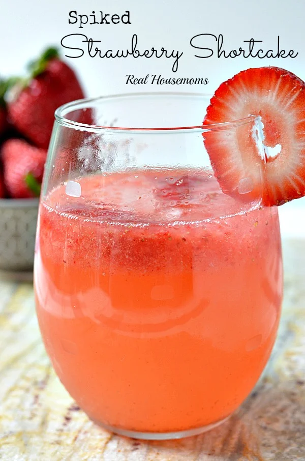 Spiked Strawberry Shortcake Cocktail? yes please!