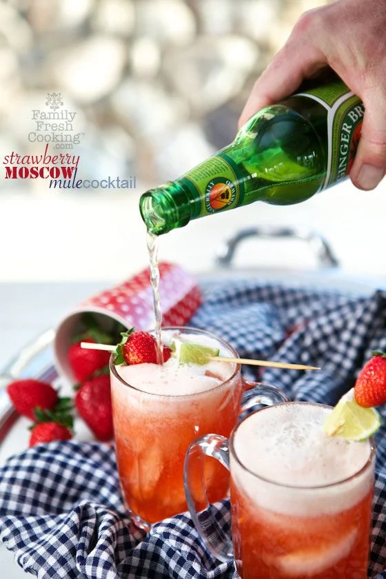 A berry twist on the popular Moscow Mule!