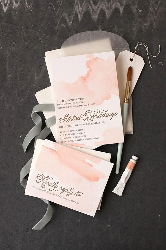 This is a DIY Tutorial on creating your own Watercolor Invitations!If you try this, please let us know how it went!