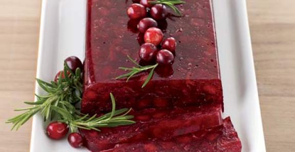 Jellied Cranberry Sauce with Fuji Apple - We have a soft spot for that can of Ocean Spray Cranberry Sauce that you slice into these pretty little rounds. However, if you find yourself with some cranberries, Fuji Apples and a little time, we think this Jellied Cranberry recipe might thrill you. But if you can't break from tradition - why not try both?