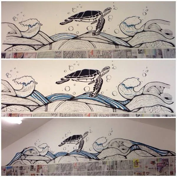 Ocean Mural Down at Surfset Singapore