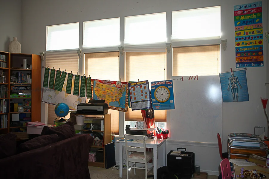 Homeschool Classroom Tour