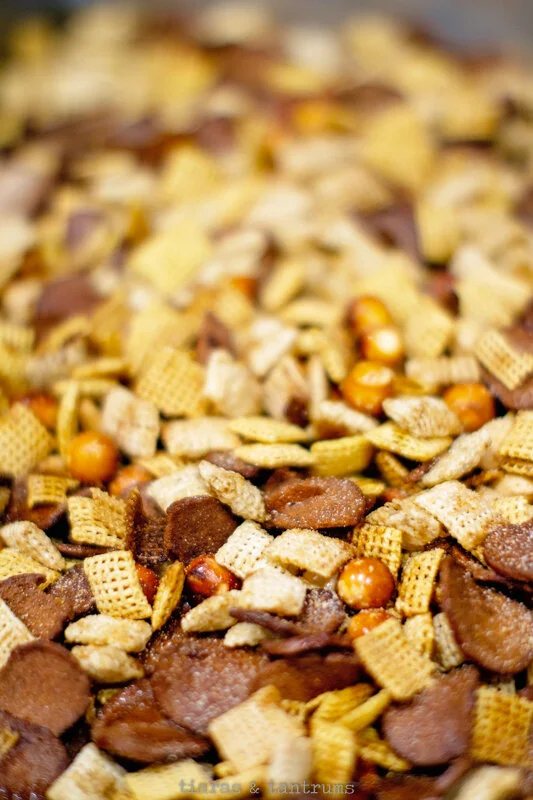 The Best Extra Bold Savory Chex Mix Recipe — Tiaras & Tantrums