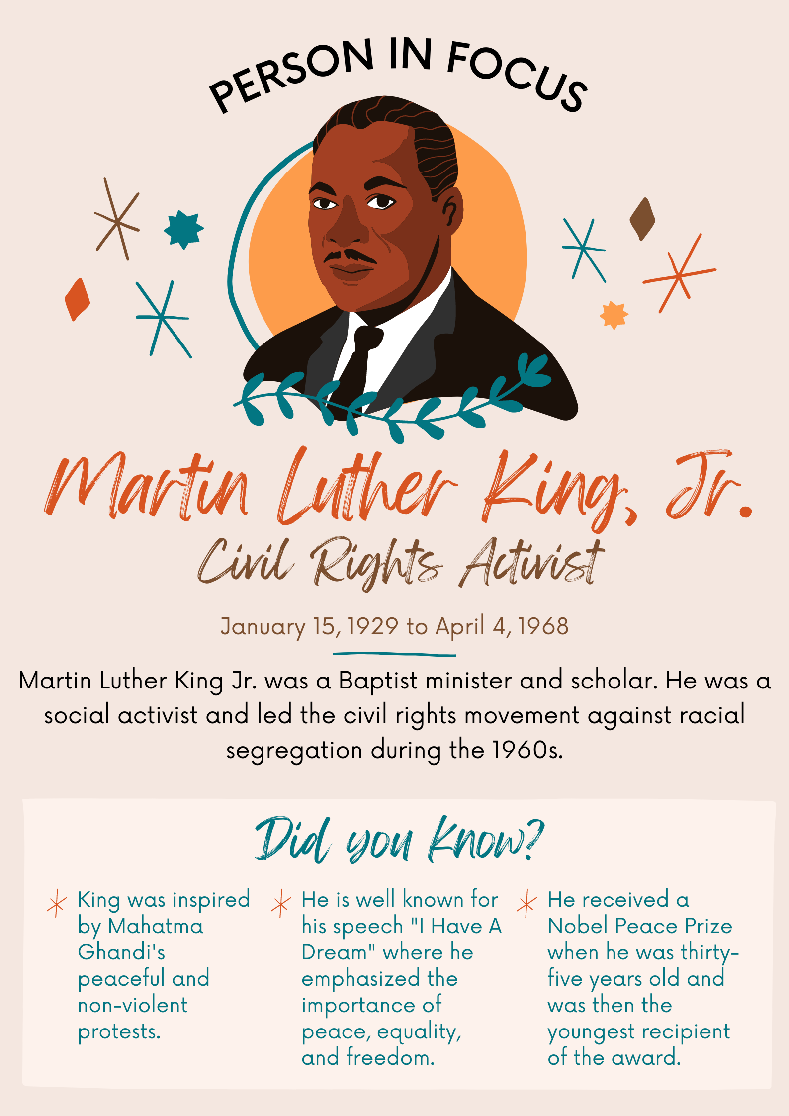 Martin Luther King Jr. Worksheets Packet {Free Printable} — Tiaras ...