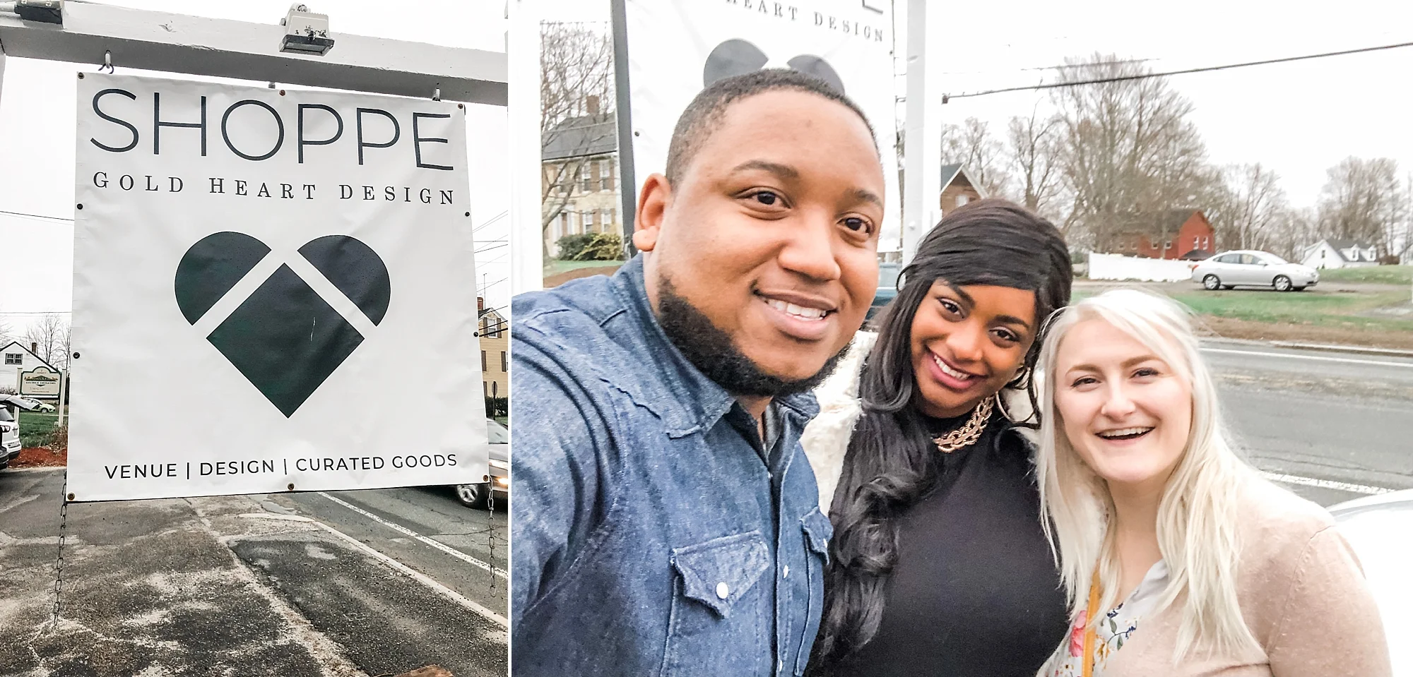 Pulled up to the venue to find Mr. & Mrs. Burley!