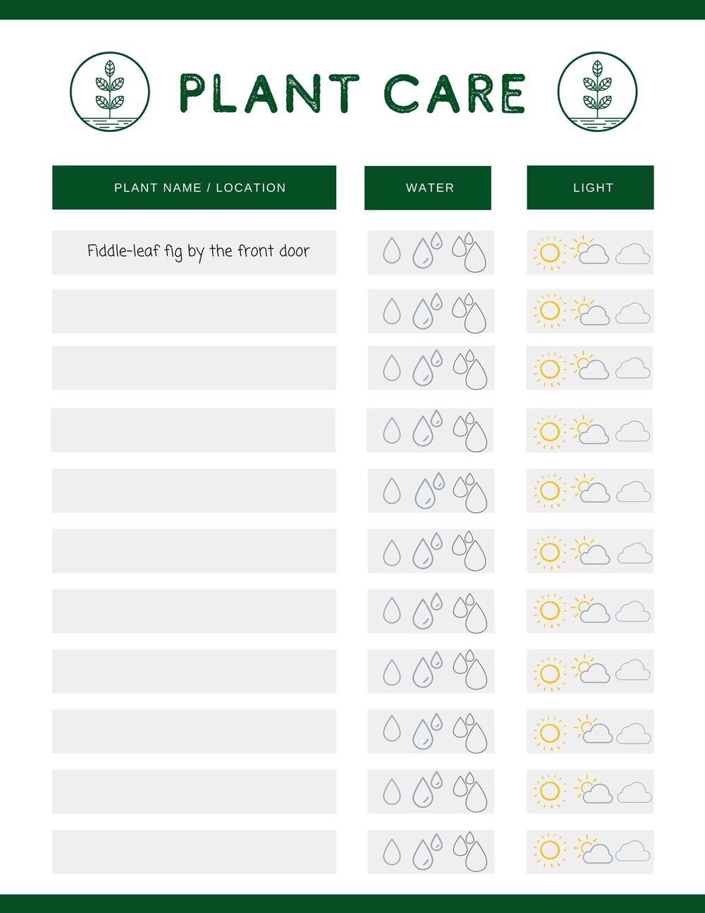 Plant Care Checklist and Watering Schedule Printable | Lifeflow — eisley images Rhode Island Legacy Photographer for Weddings, Elopements, Celebrations and Branding