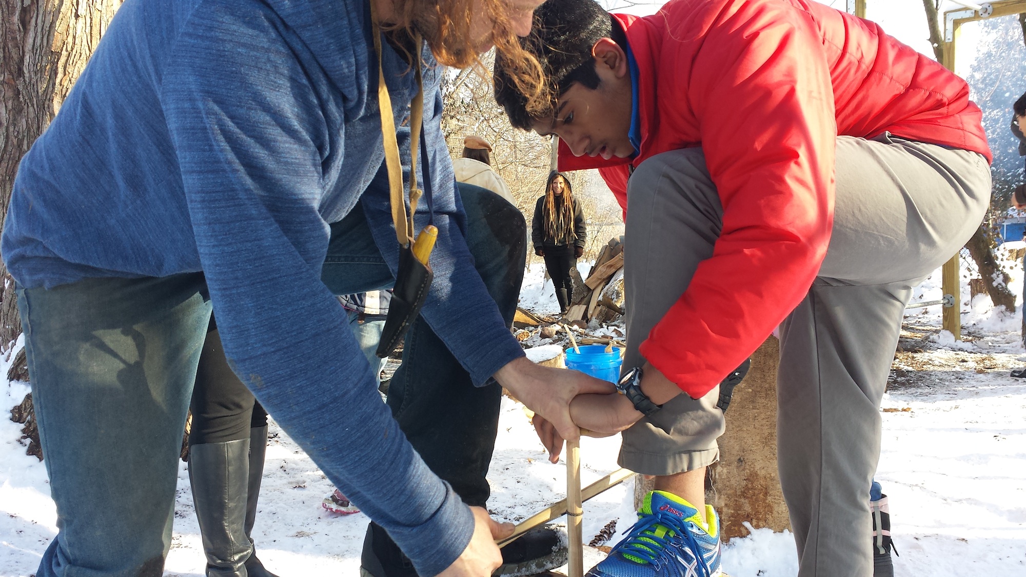 Matt Shull from White Pine works with Rohan.