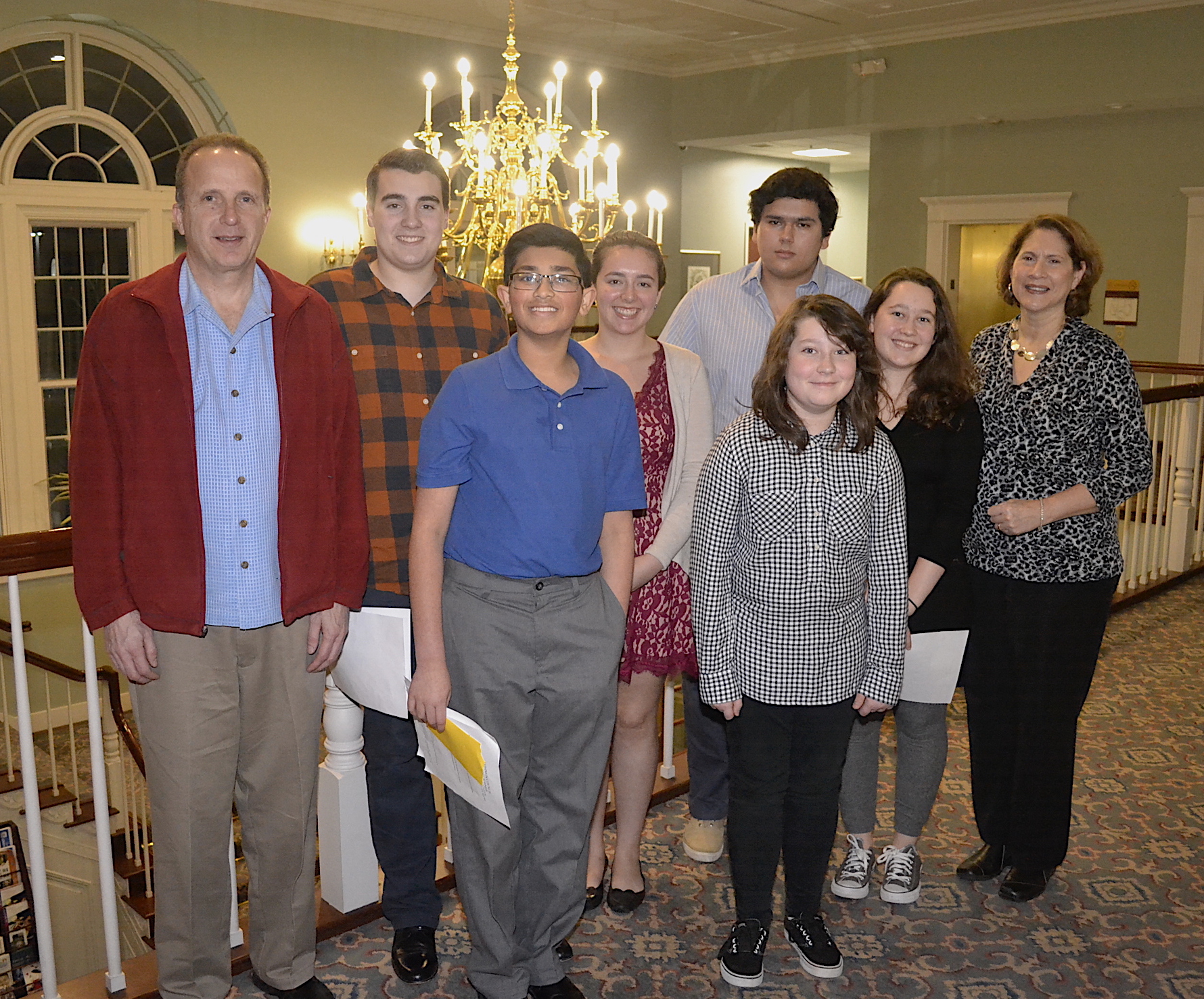 The Carmel crew after the unanimous vote.