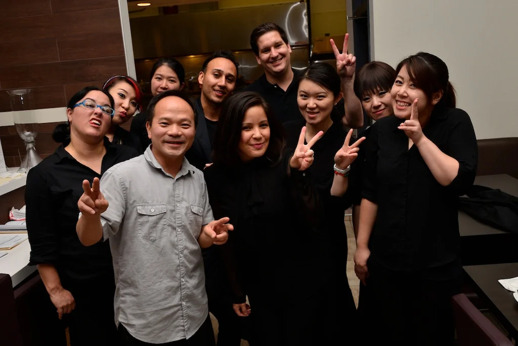 Stanley and staff members