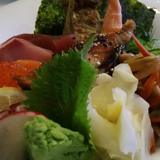 have a chirashi at #iprive #foodie  #foodporn #sushi #yum