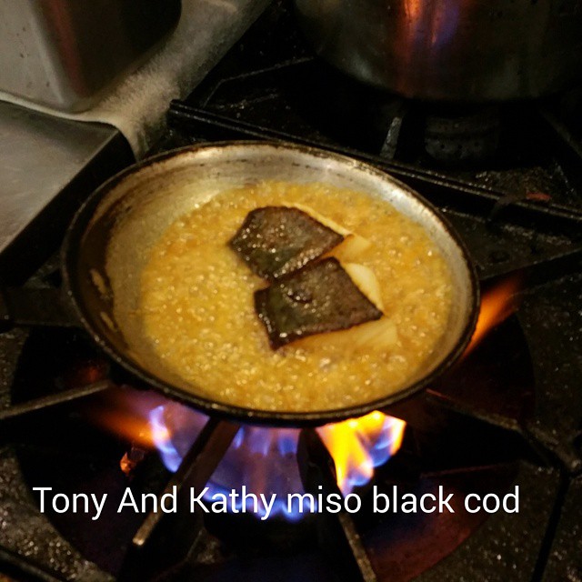 Tony and Kathy miso black cod #foodporn  #yum #chefsofinstagram