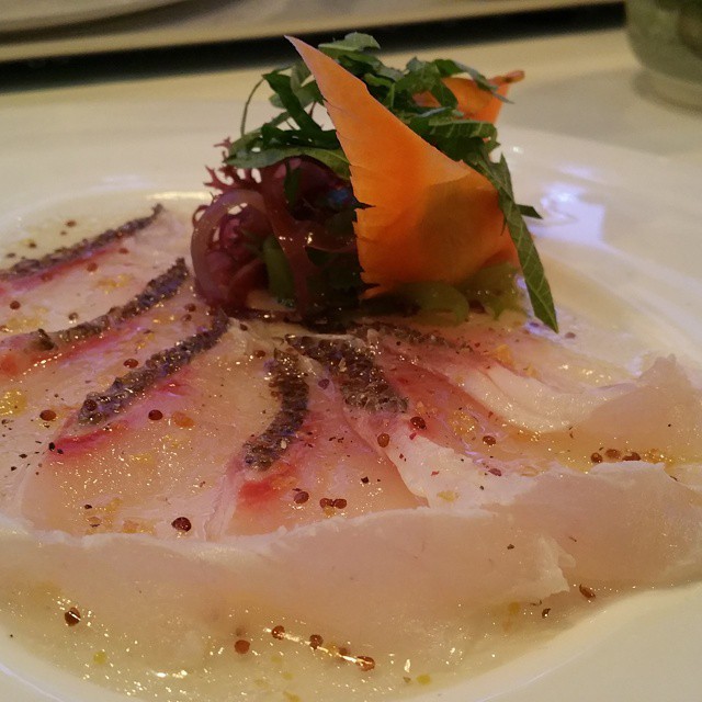 red snapper sashimi #chefsofinstagram  #iprive