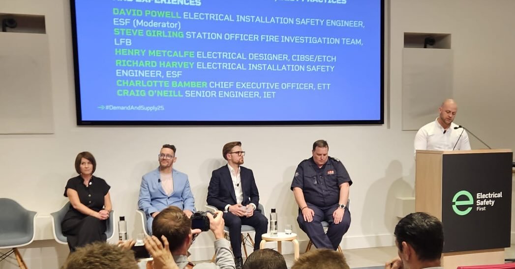 Our very own @petermonfort headed to the @electricalsafetyfirst #demandandsupply25 conference yesterday.#l

Nice to see some old friends and make new ones!