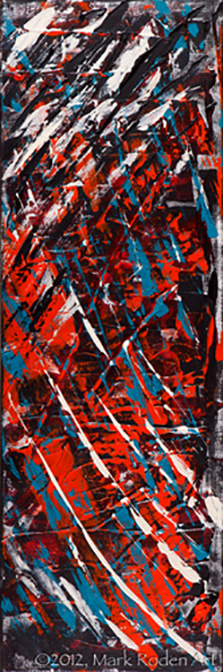 Nitro 30” x 10” Acrylic On Canvas