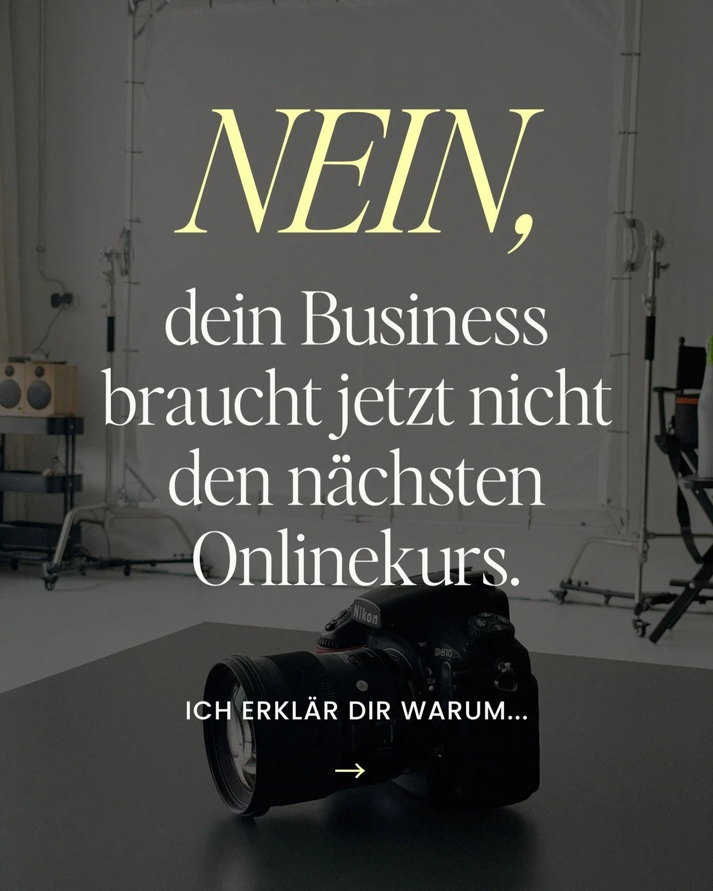 📸Hand aufs Herz: Manchmal ist es einfacher, den n&auml;chsten Kurs zu kaufen, als den eigenen Antworten zu vertrauen, oder? 

Ich wette, diese Geschichte kommt dir bekannt vor:

Neuer Kurs gekauft (weil: DAS ist bestimmt die L&ouml;sung!)
Enthusiast