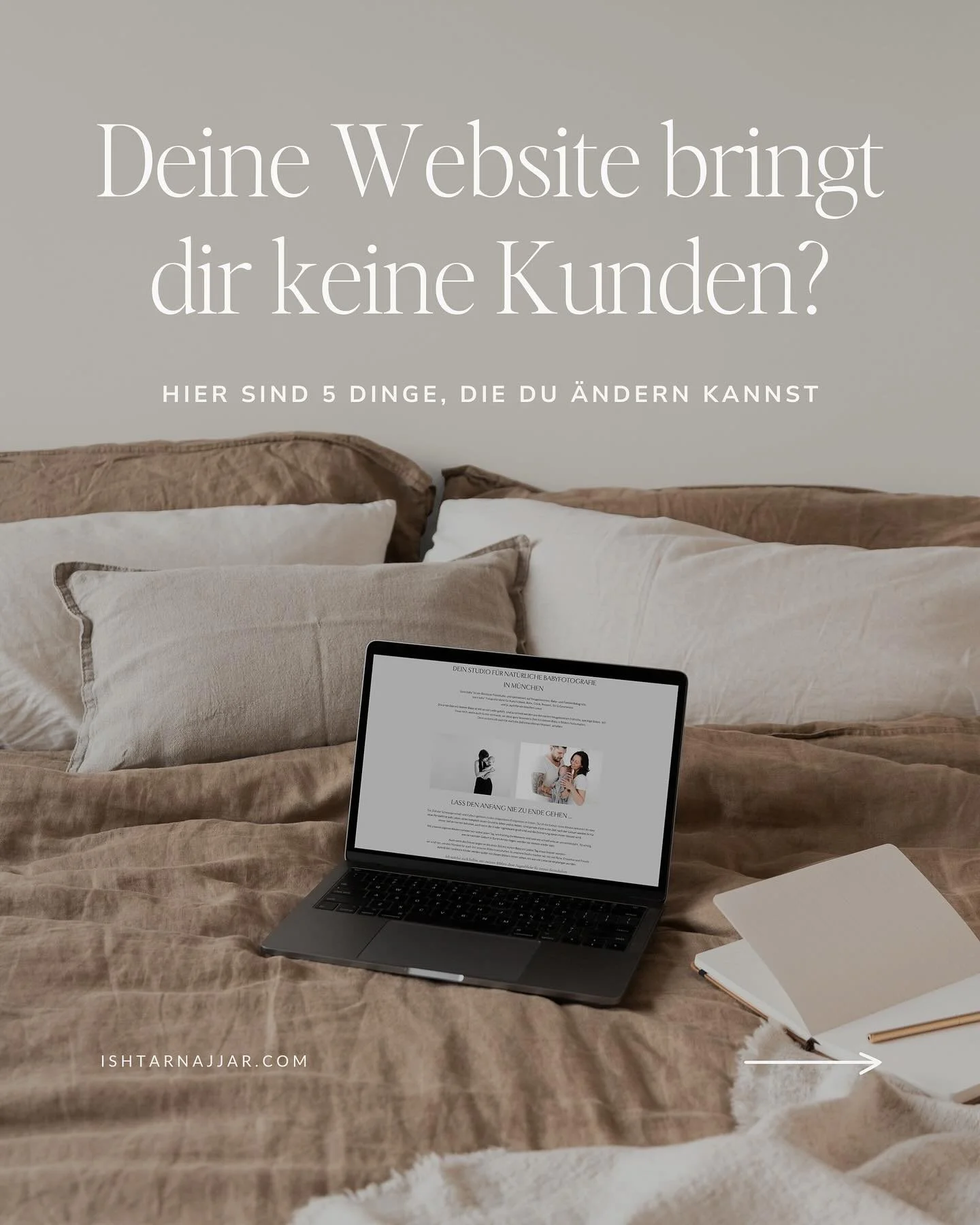 Als Fotografin ist deine Website mehr als nur eine Visitenkarte oder ein Add-on zu deinem Instagram Account &ndash; sie ist dein wichtigstes Tool, um potenzielle Kunden anzuziehen und zu &uuml;berzeugen. Nat&uuml;rlich muss sie professionell und visu