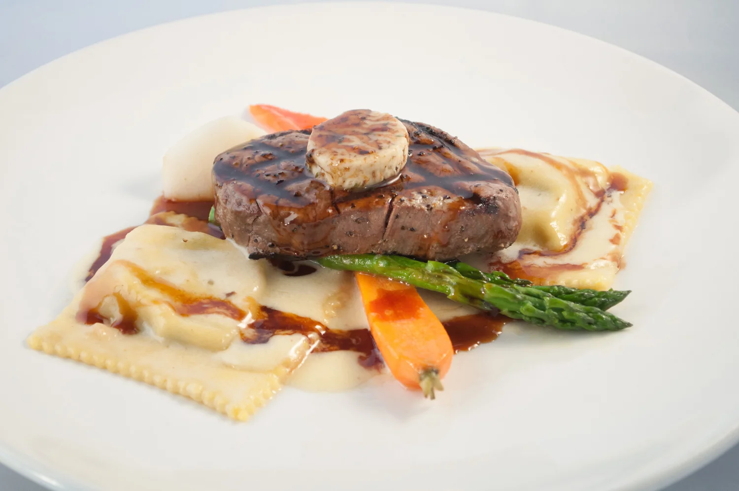 Beef Tenderloin with a Parsnip Purée
