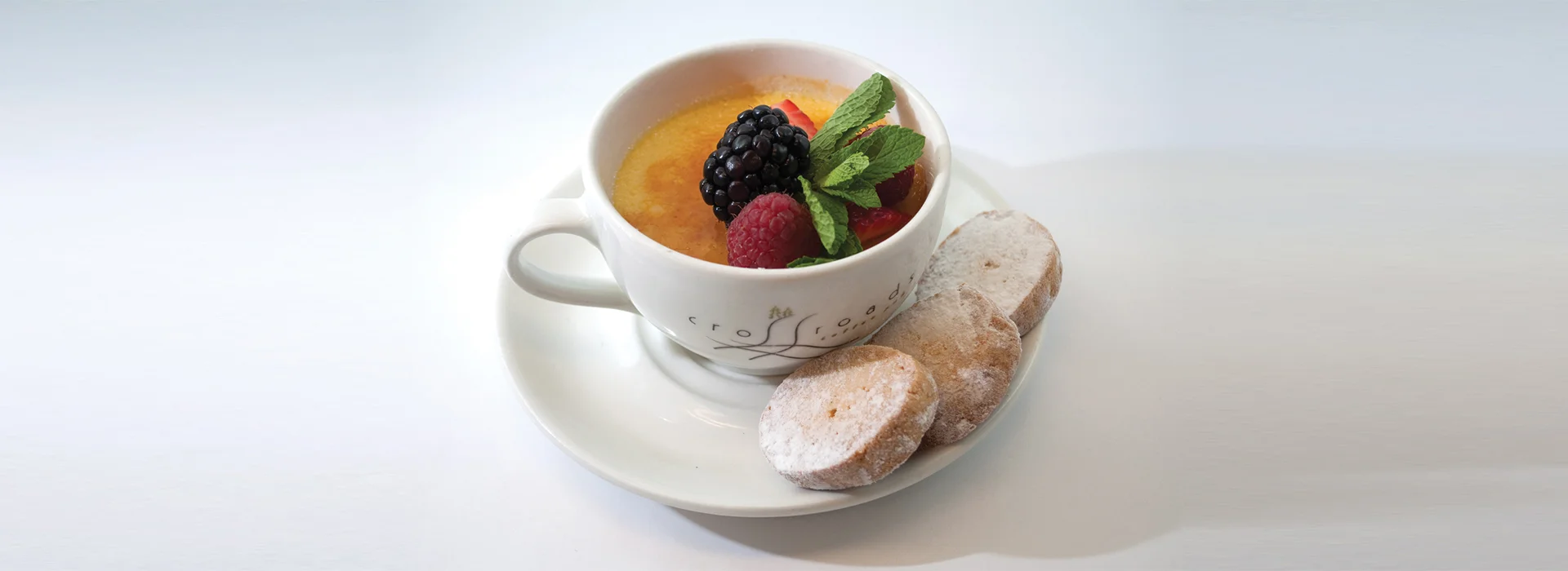 White Chocolate and Vanilla Crème Brulée