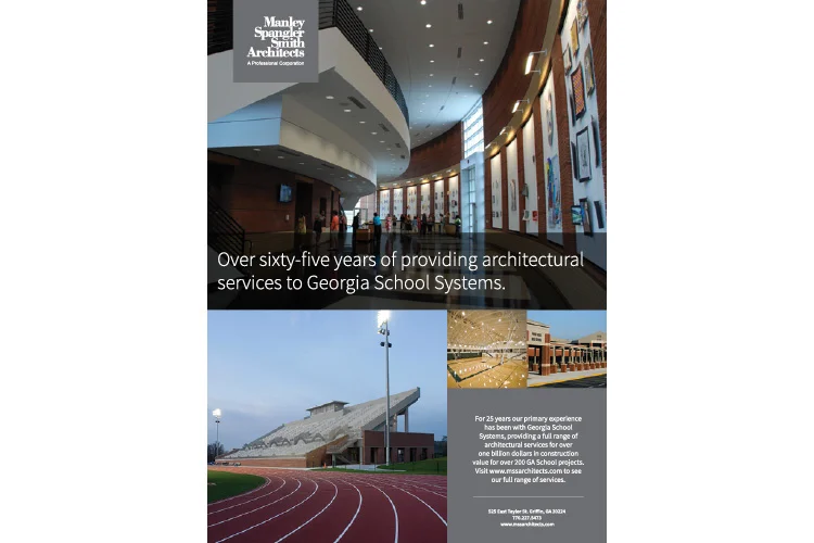 Trade advertising targeting school system administrators.