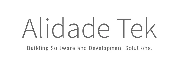 This new company provides high end software and development services to mid to large sized companies, ranging from eCommerce websites to database management. An alidade is a sighting device or pointer for determining directions or measuring angles, used in surveying and astronomy. The word represents the company's ability to determine the direction clients should go for the greatest success. The name has a software feel to it, while also being abstract and refined in order to give a higher end impression than its competition.