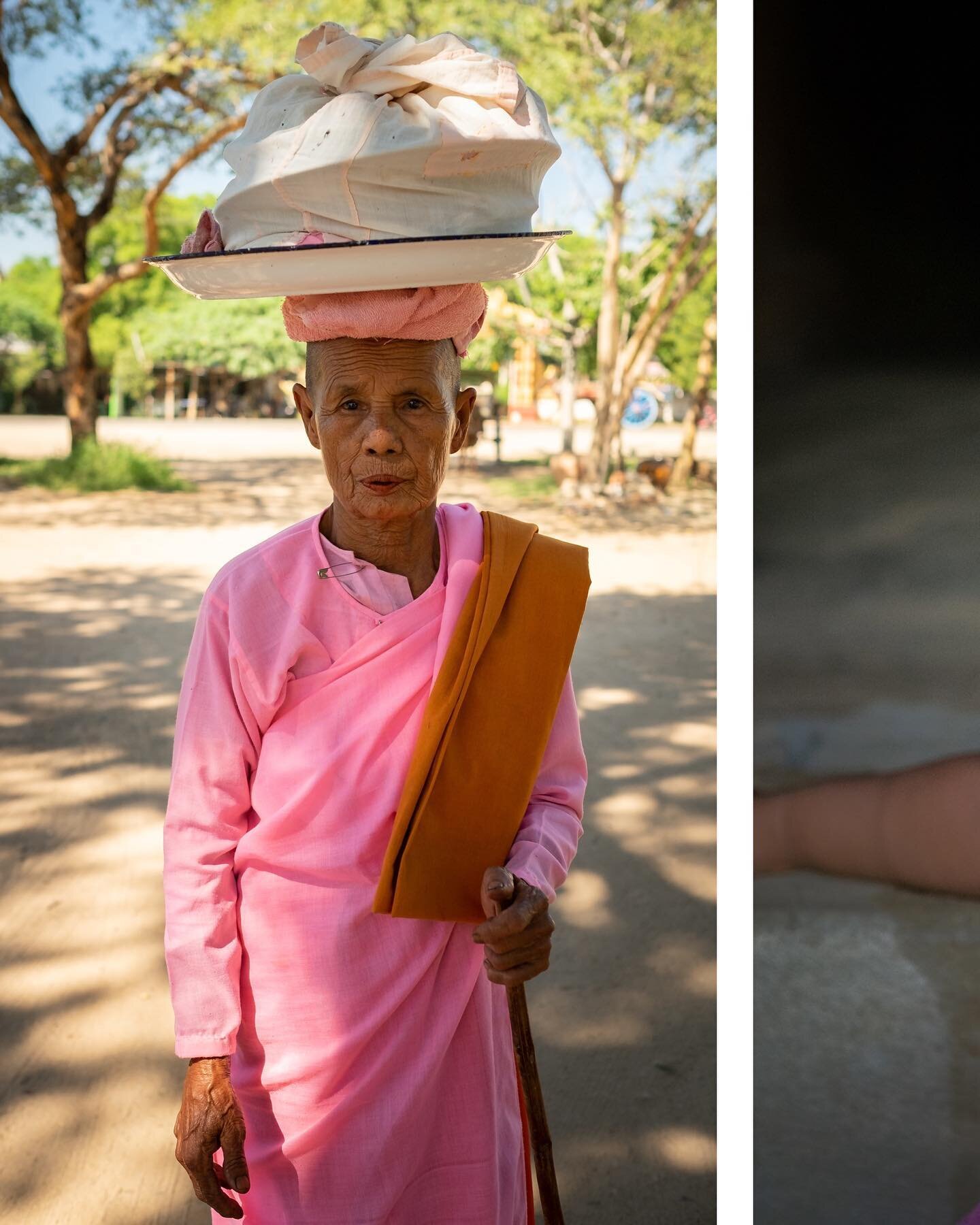 memory lane&hellip;
1st image: Buddhist female lay renuncant (thil&aacute;-shin, &quot;possessor of morality&nbsp;&raquo;), Ananda Phaya, one of the most revered Bagan thousands temples, #Bagan, #Myanmar
2nd image: daughter of the temple keeper next 