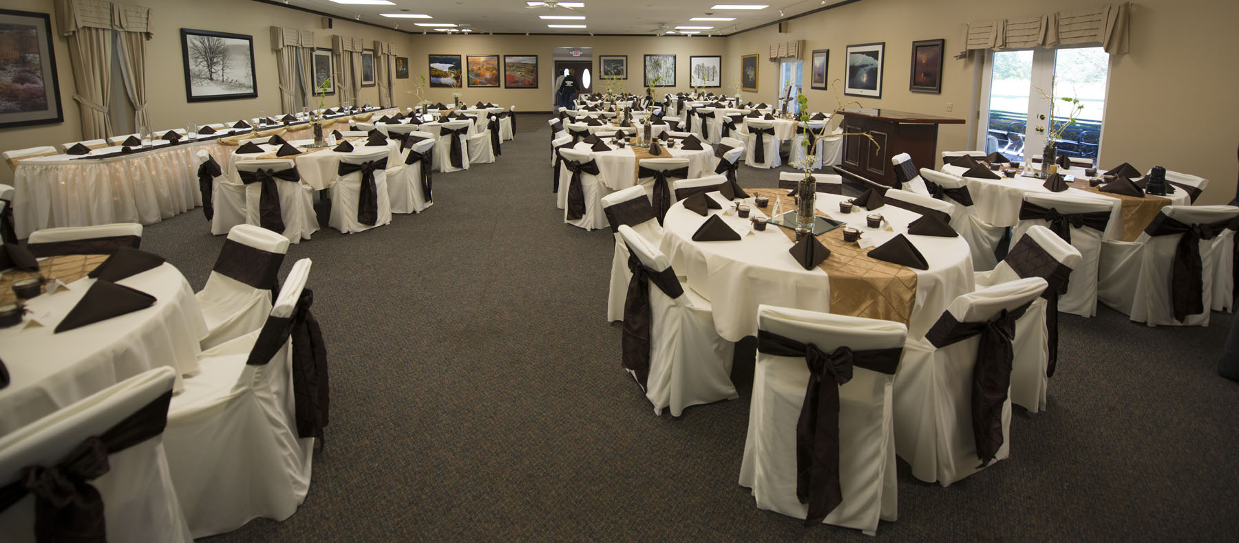 Chair coverings add elegance