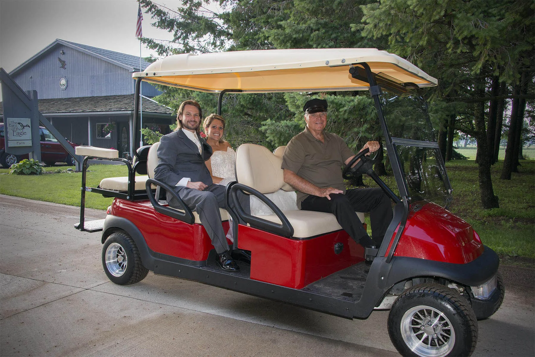 Danielle, Troy and the Lil' Red Limo