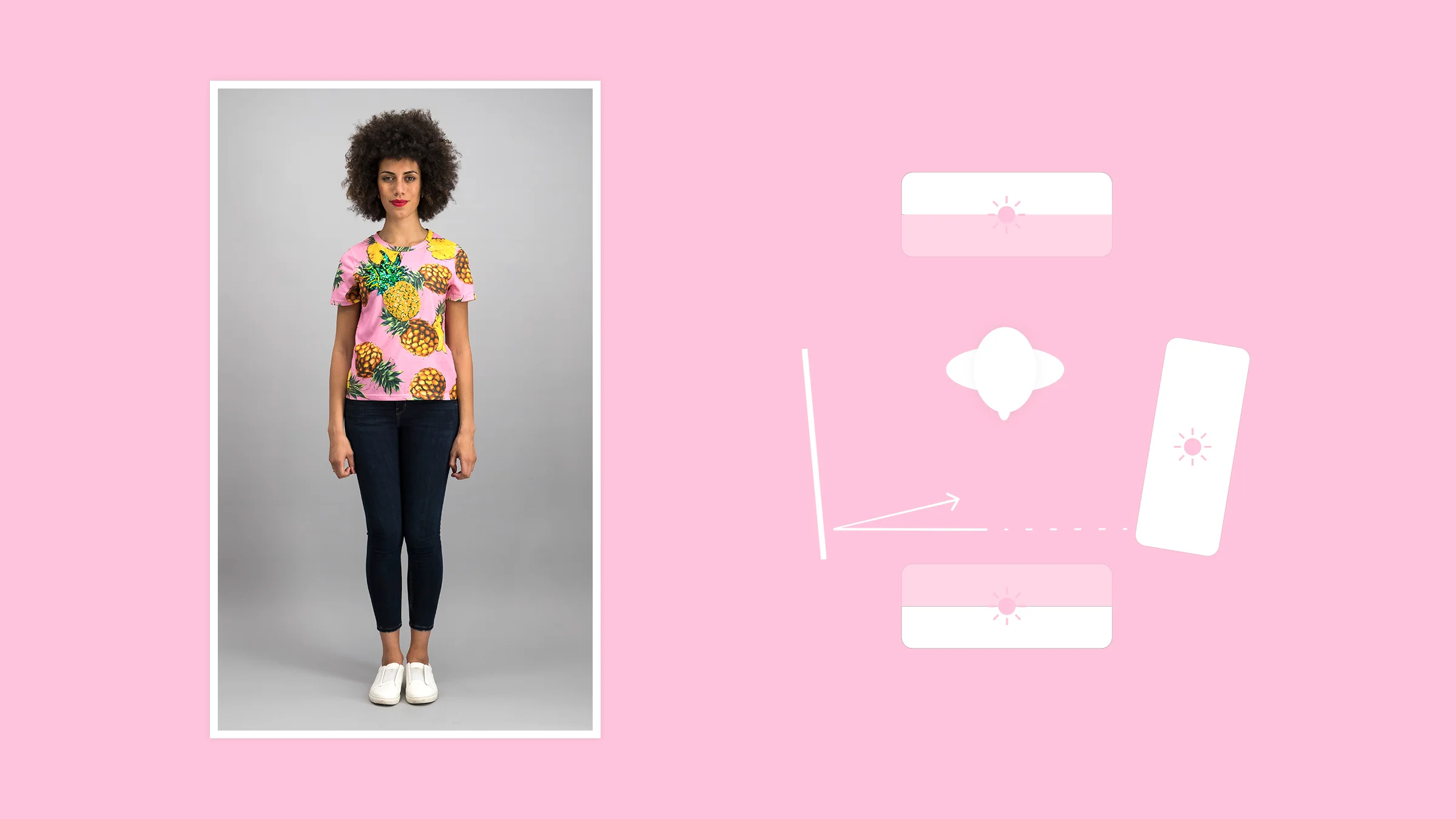 This lighting setup is perfect for e-commerce shots.