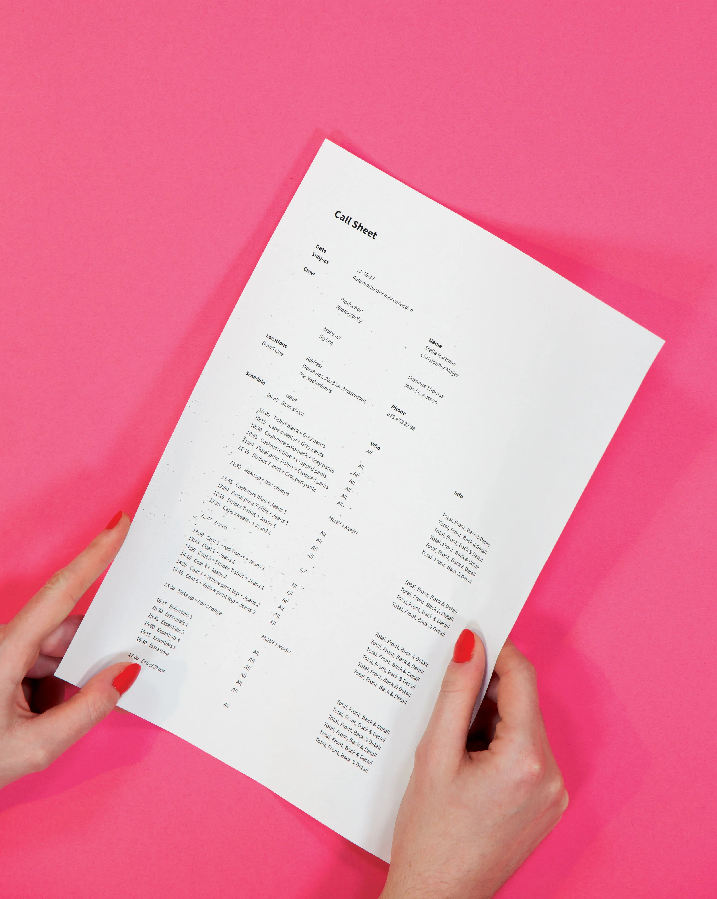 Being as detailed as possible will save you time.