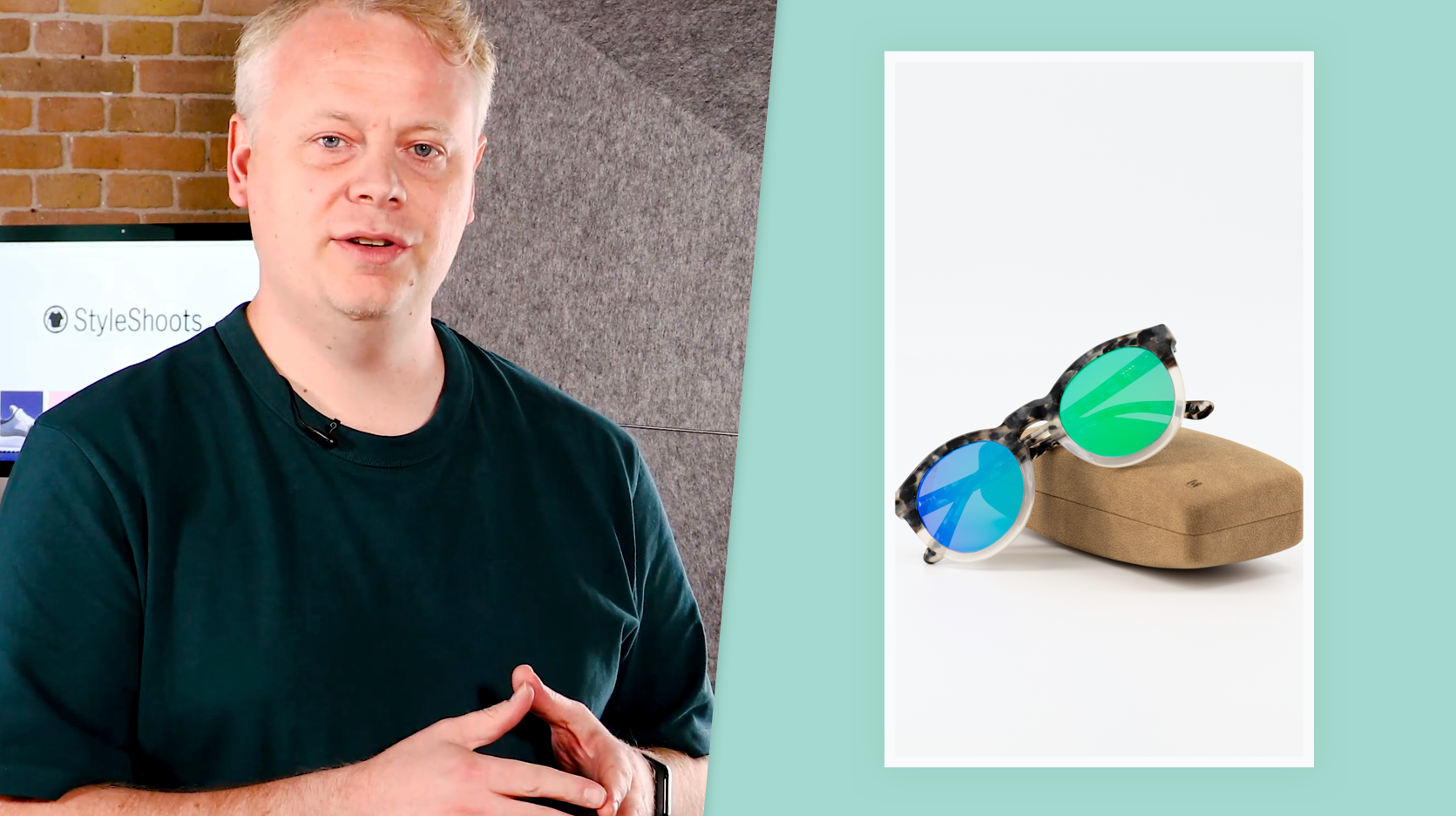 how to photograph sunglasses