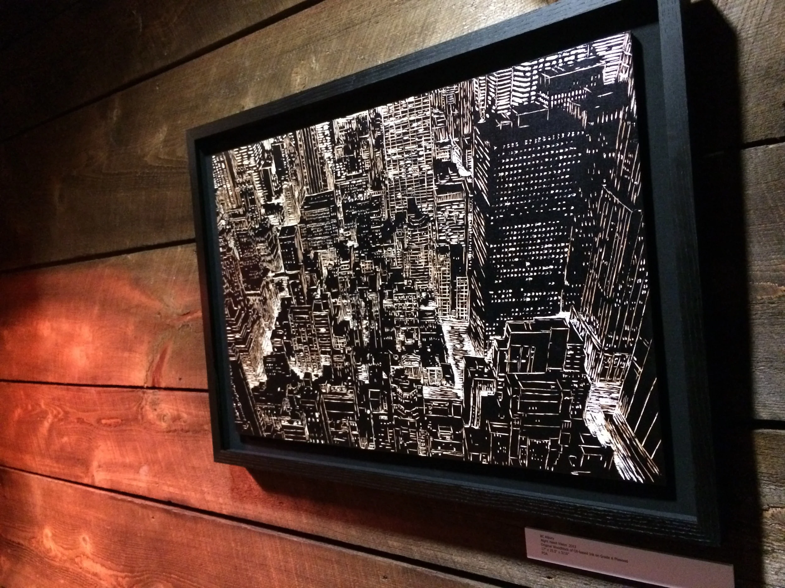 Framed Original Woodblock