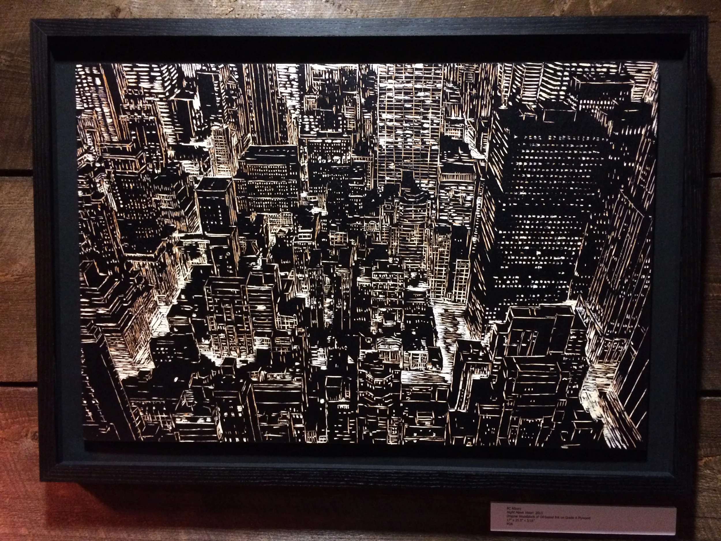 Framed Original Woodblock