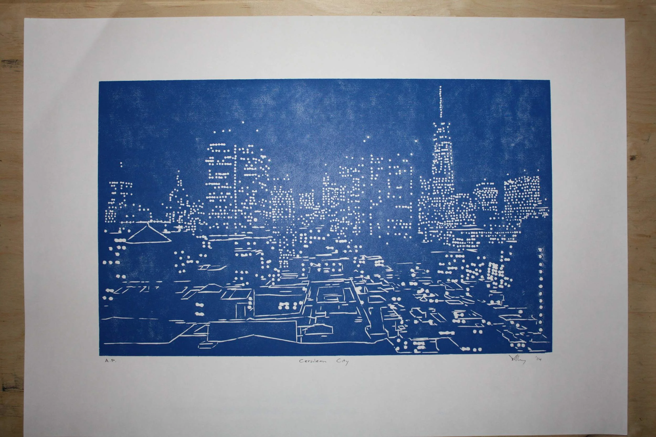 Pulled Print - monochrome Artists Proof