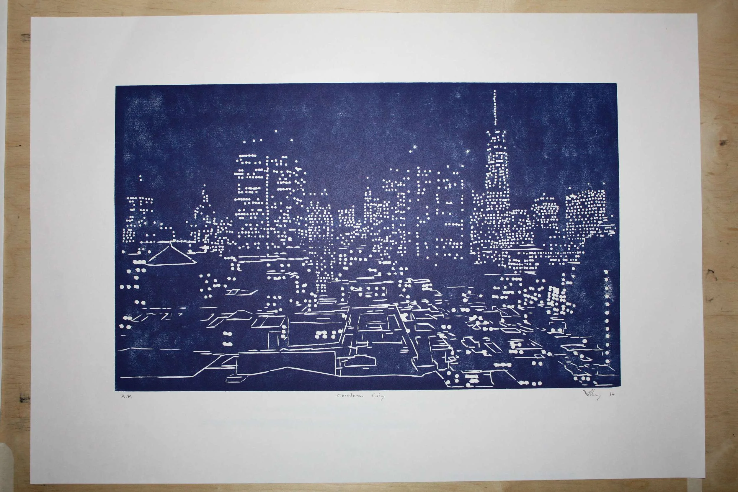 Pulled Print - monochrome Artists Proof