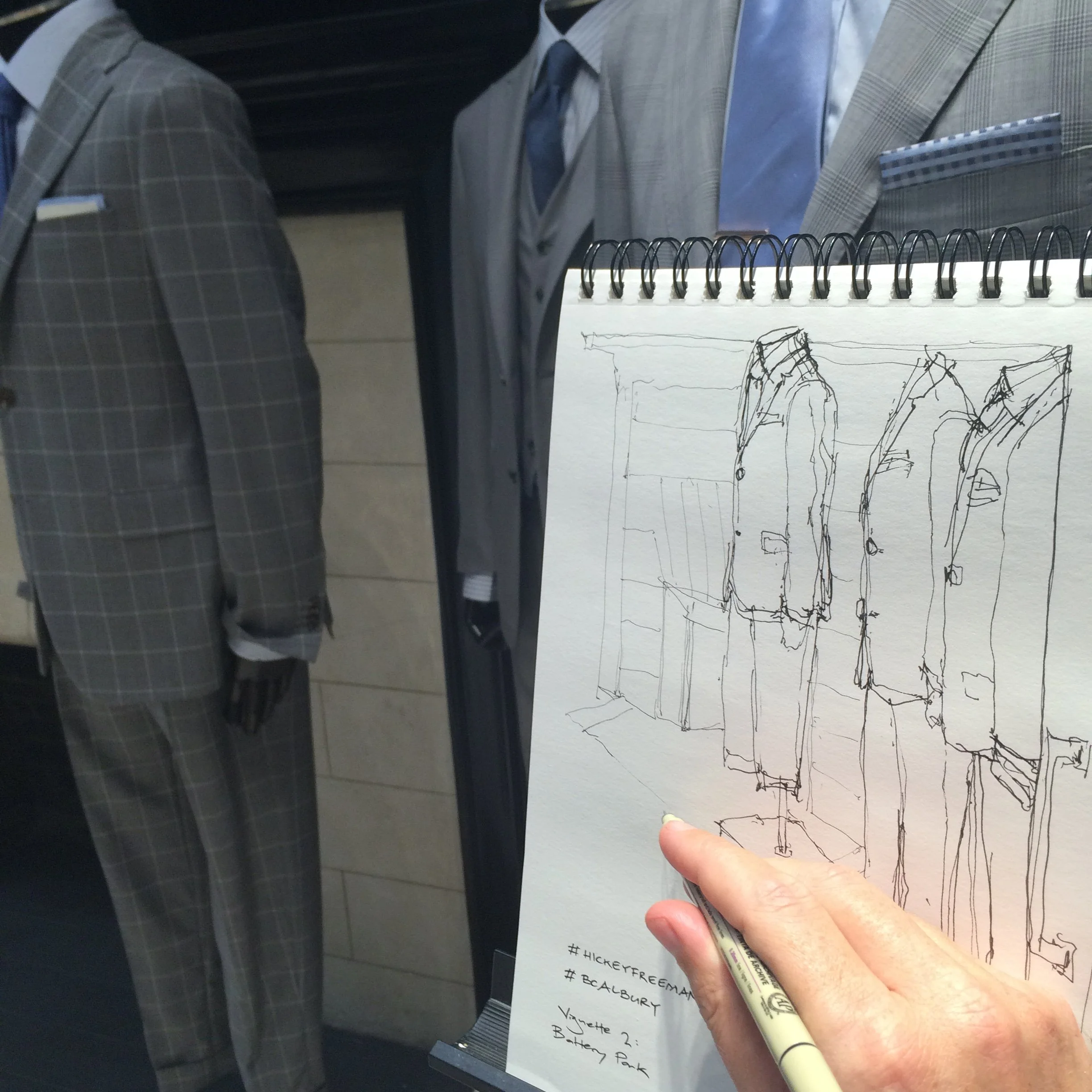 Artist-in-Residence Sketch #HickeyFreeman