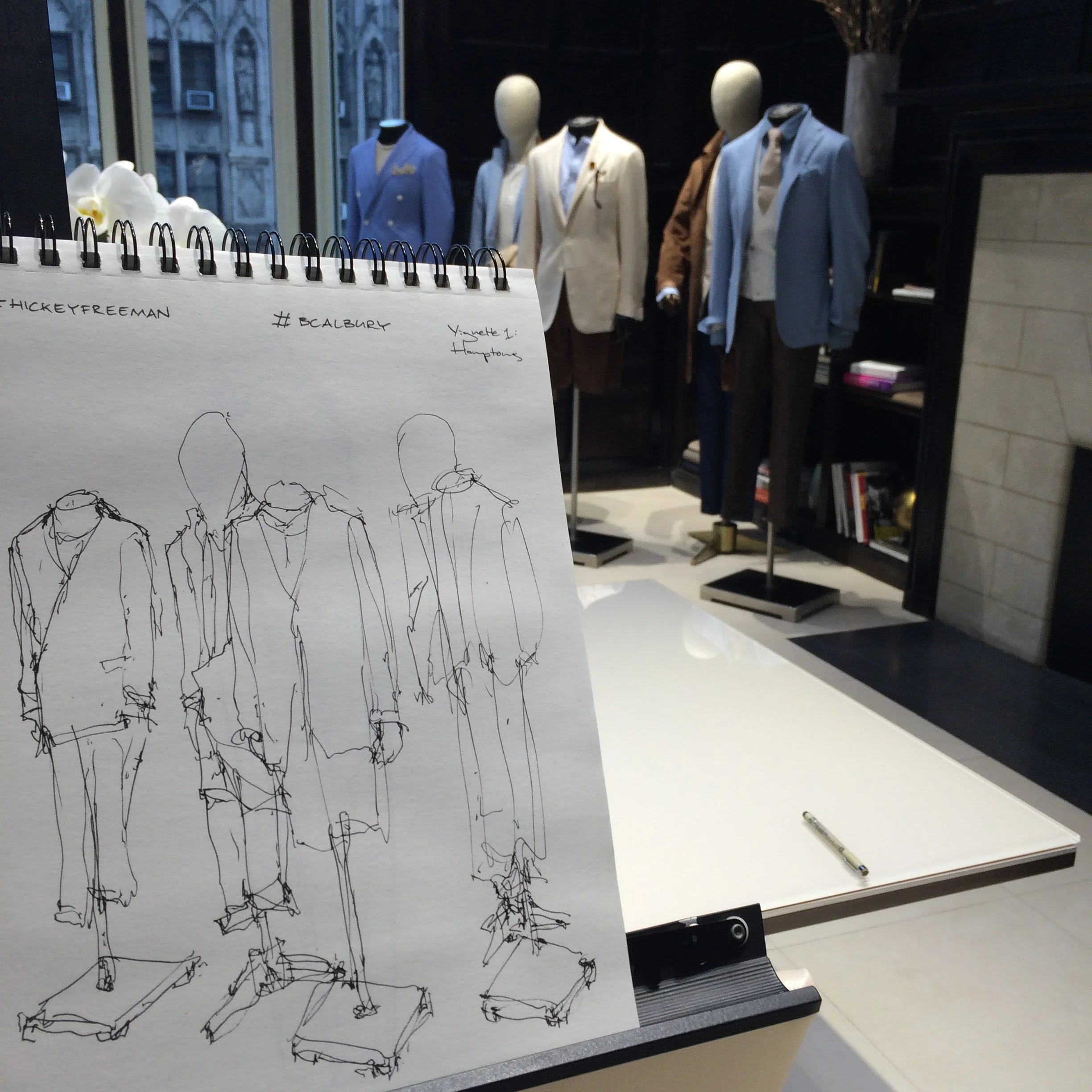 Artist-in-Residence Sketch #HickeyFreeman