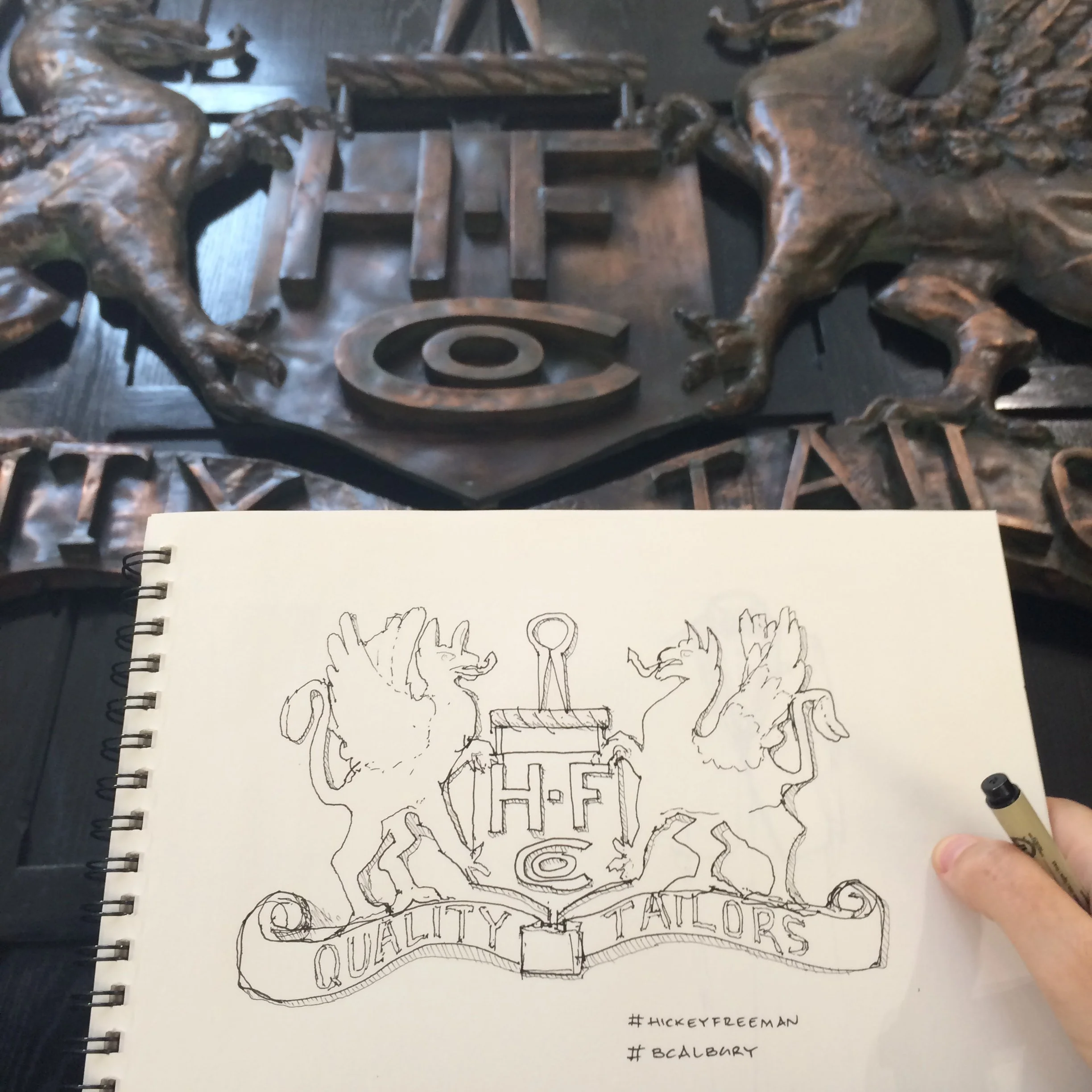 Artist-in-Residence Sketch #HickeyFreeman