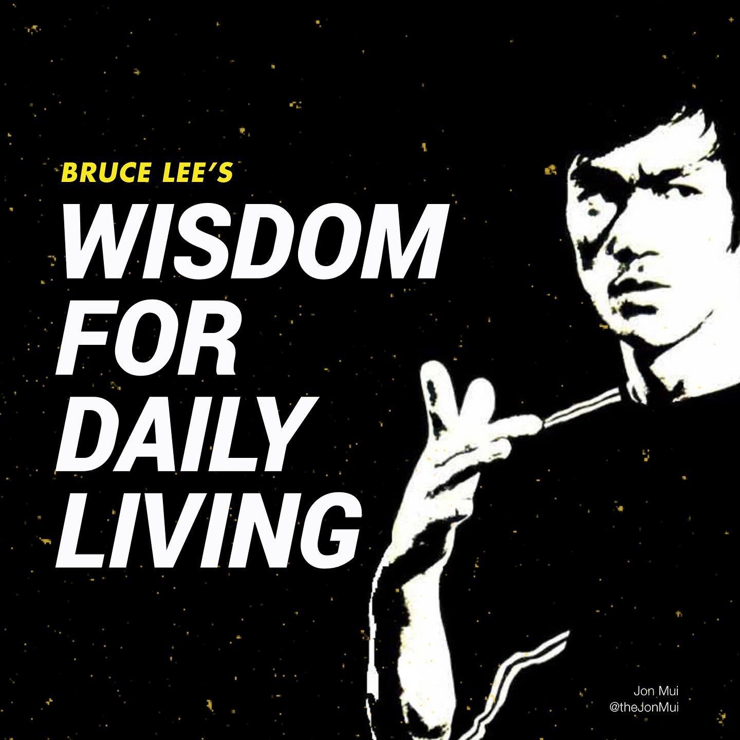 With Bruce Lee's birthday a month away,⁣⁣
⁣⁣
I wanted to share some timeless 💫 passages.⁣⁣
⁣⁣
Not a lot of books go right into the good bits,⁣⁣
⁣⁣
but this one definitely doesn't disappoint.⁣⁣
⁣⁣
It's loaded with tons of direct quotes;⁣⁣
⁣⁣
so, pick