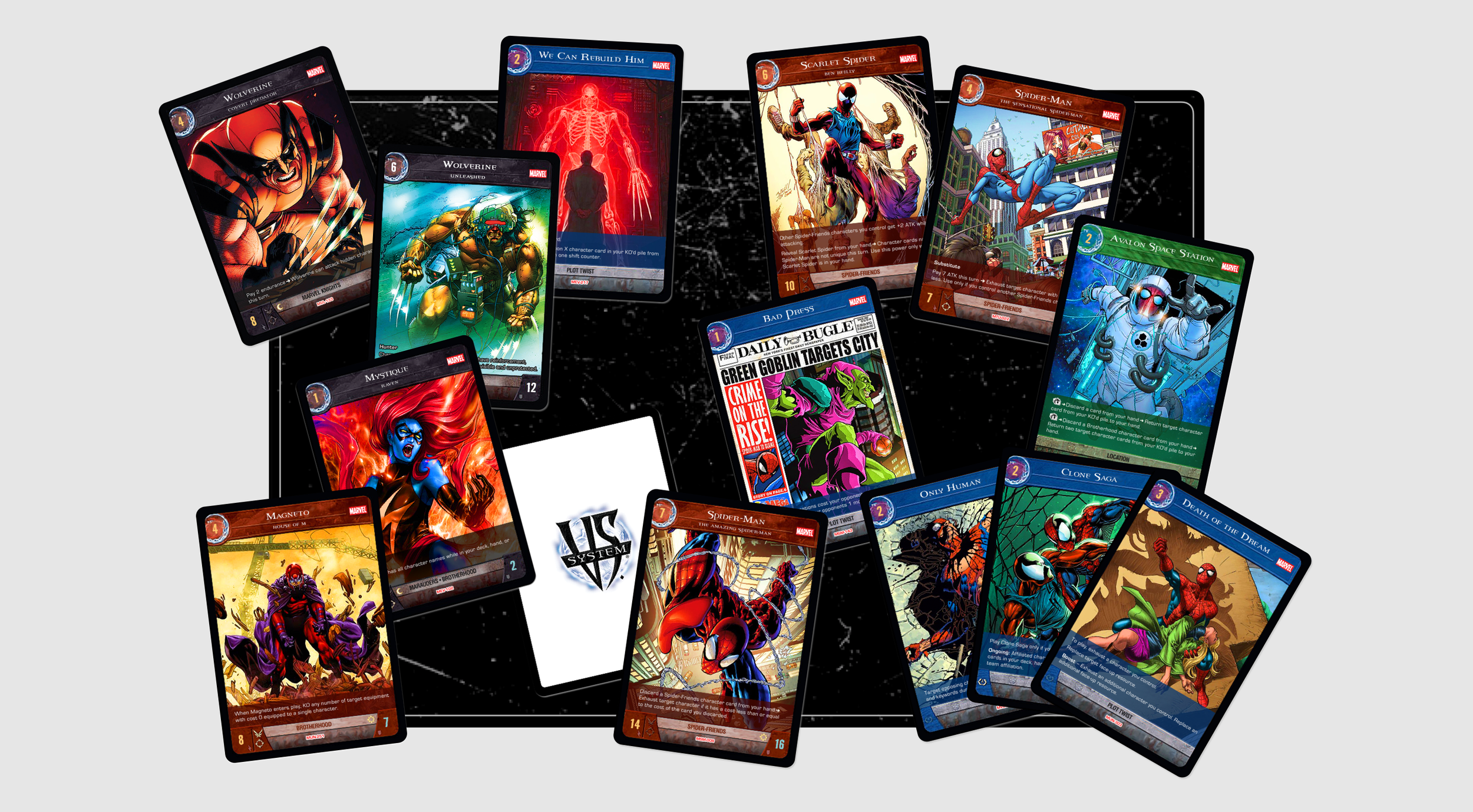 vs system rare cards 1st Edition #MSM-008 "Spider-Man" Foil - 2004 Marvel VS System by Upper  Deck