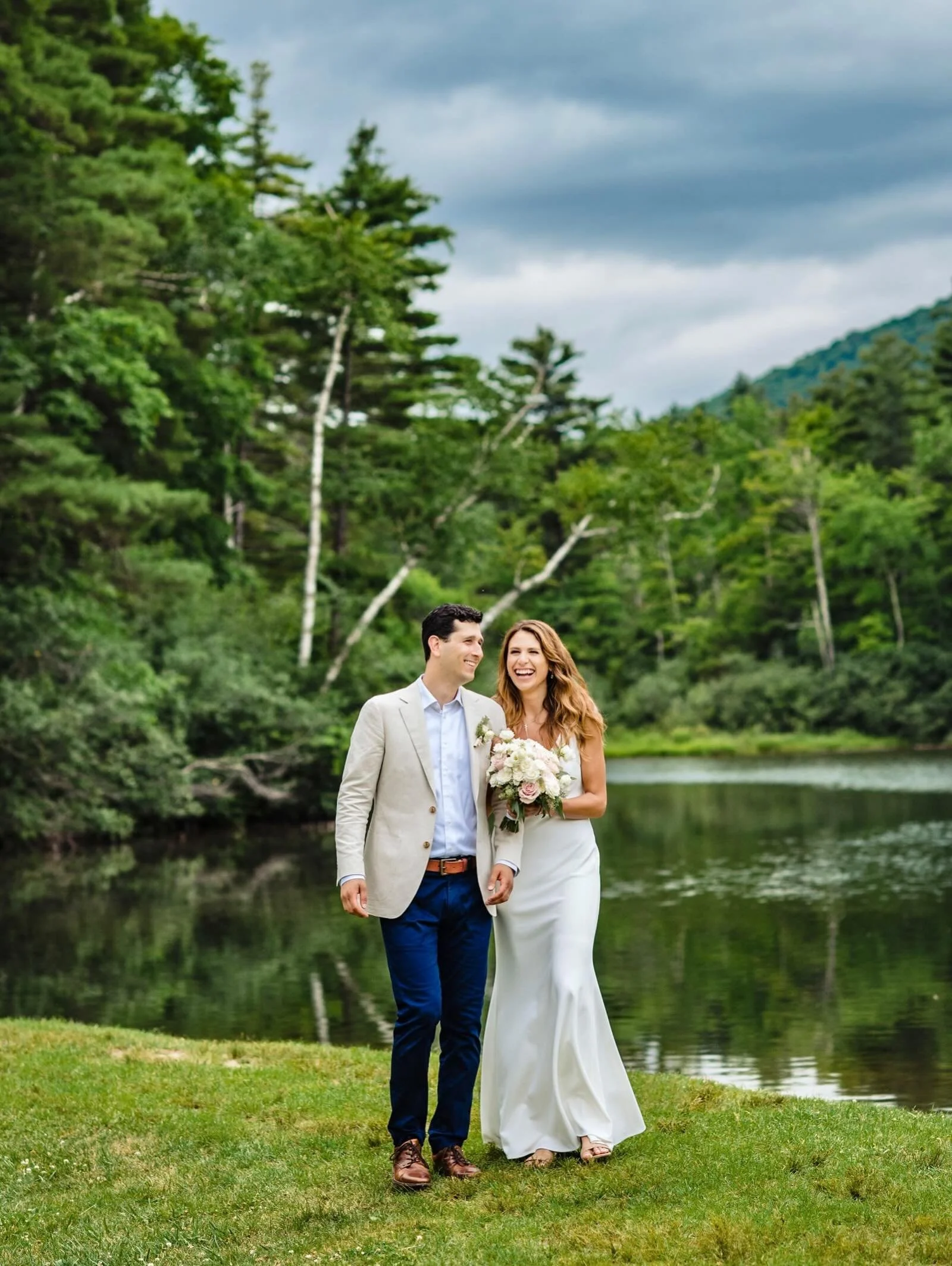 A hot summer day stroll with C&amp;J @equinoxresort 
Fun fact: Mike and I met working at the Equinox so its a special, special place for me 🥰
.
#vermontwedding #vermontweddingphotographer #vermontweddingplanning